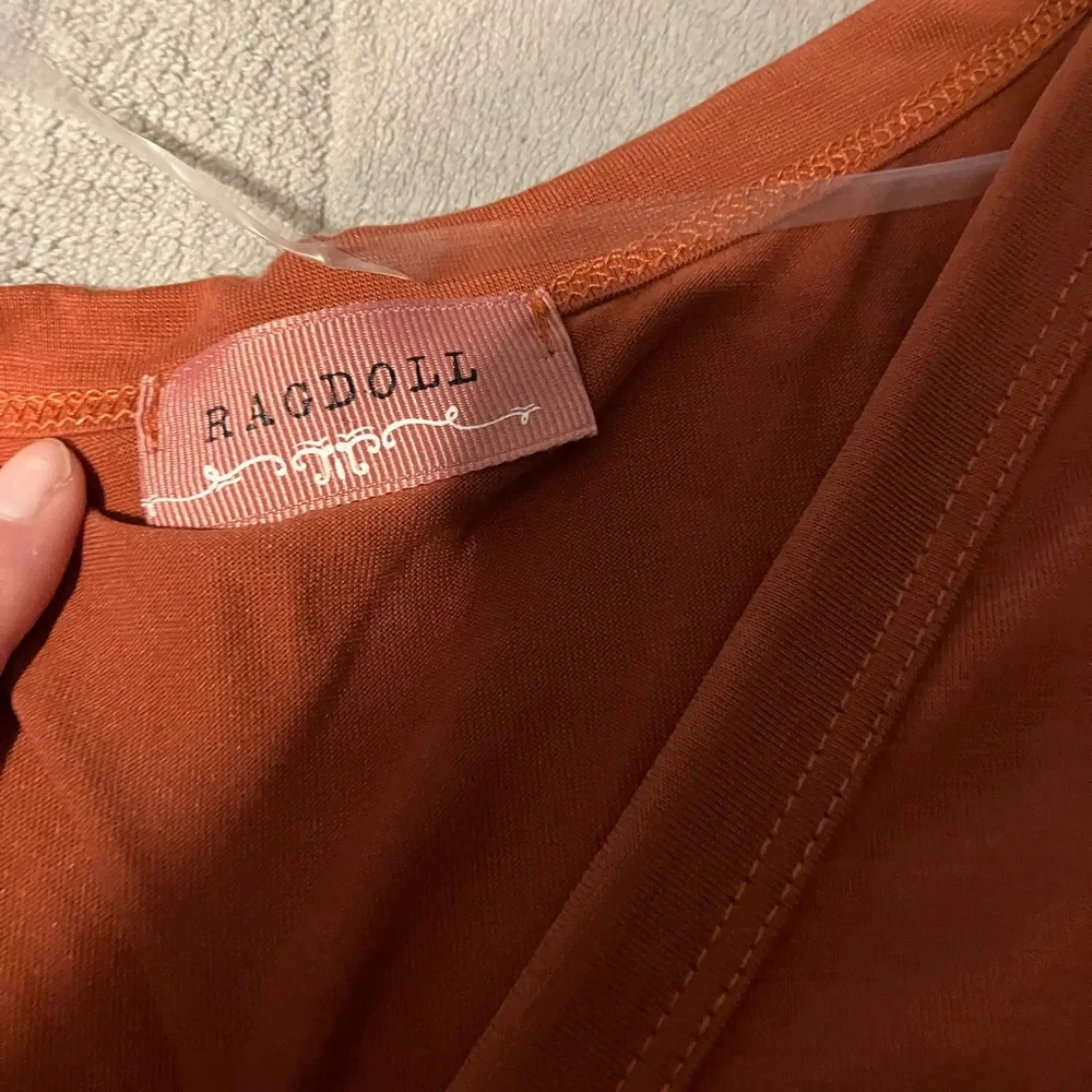 Button-Down Rust Top - Picture 2 of 2